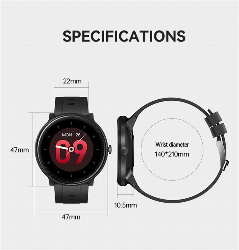 MRT-1 Tuya IoT Control Smart Watch Amazon Alexa Built-In